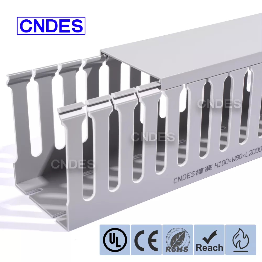 Saluran Kabel PVC Berlubang Fleksibel 100×80