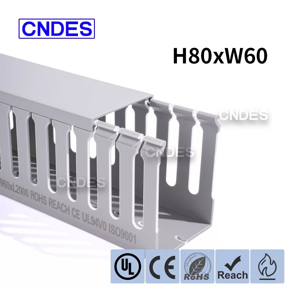 Saluran Kabel PVC Berlubang Terdaftar 80×60