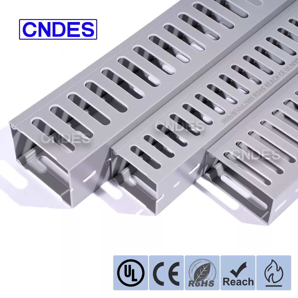 Batang Pengkabelan Slot Tutup PVC