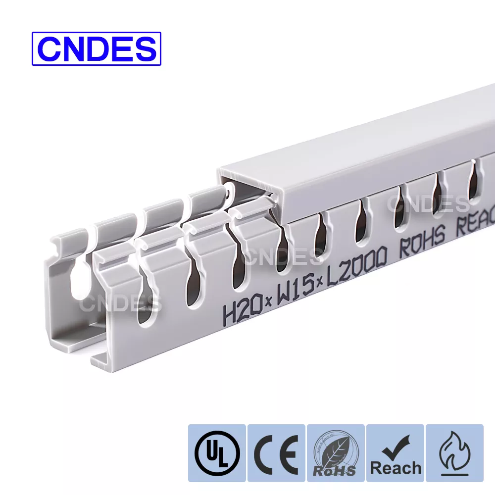 Saluran Kawat Listrik PVC Berlubang Tinggi 20mm